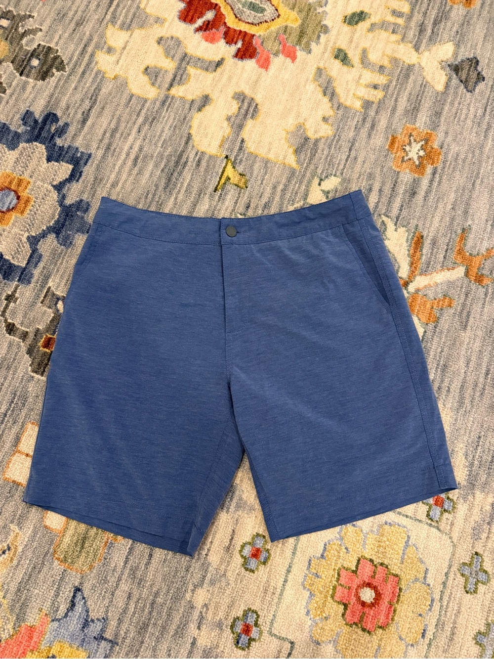 Faherty 9” All Day Blue Shorts Mens Size 34 $98
